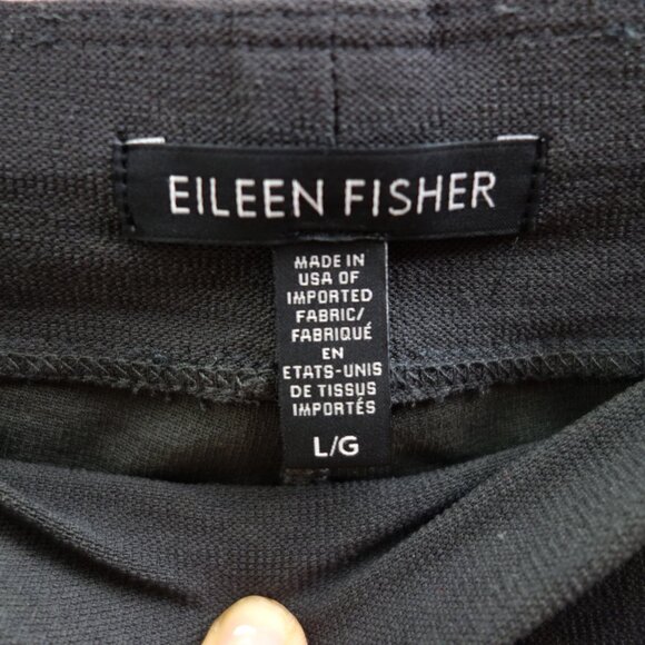 EILEEN FISHER Straight leg Grey Dress Pants (L) EUC - Picture 5 of 7